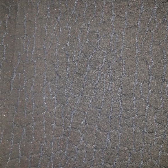 Tory Burch Quilted Jacquard Navy Blue/Black Peplum - Picture 3 of 7